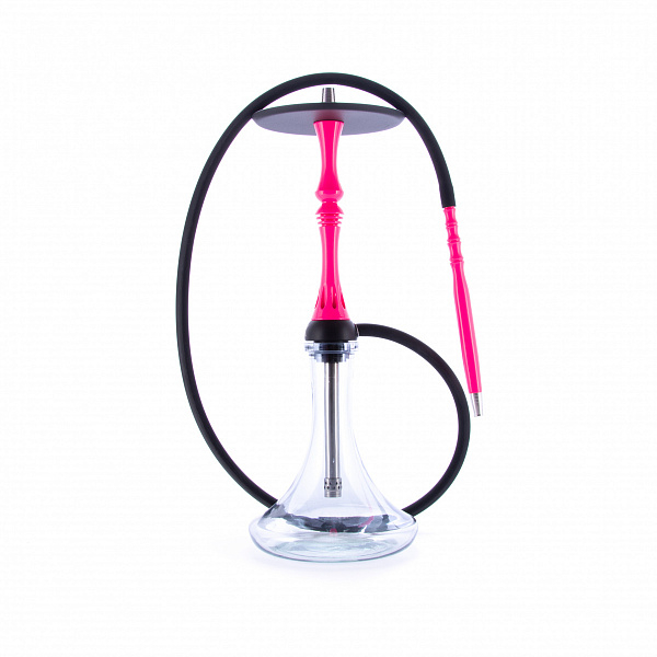 Кальян Alpha Hookah Kappa Rose Fluor (Розовый, 56 см) в Якутске