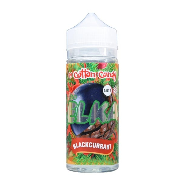 Жидкость Cotton Candy ЁLKA BLACKCURRANT (Хвоя С Мятой И Чёрной Смородиной) (120 мл, 0 мг/мл) в Якутске