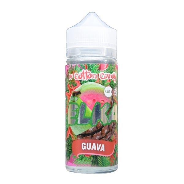 Жидкость Cotton Candy ЁLKA GUAVA (Хвоя С Мятой И Гуавой) (120 мл, 0 мг/мл) в Якутске