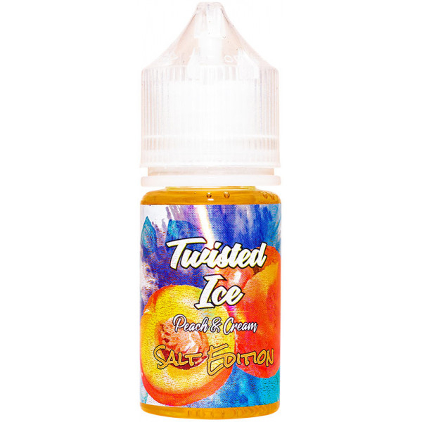 Жидкость Twisted Ice Salt Peach&Cream (Персиково Сливочный Щербет) (30 мл, 20 мг/мл) в Якутске