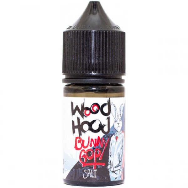 Жидкость Wood Hood Bunny Gop (Малина Черника Черная Смородина Лед) (30 мл, 20 мг/мл) в Якутске