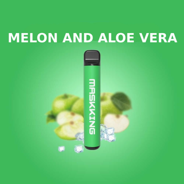 Одноразовая электронная сигарета Maskking High Pro Melon And Aloe Vera (Дыня Алоэ Вера) 1000 затяжек в Якутске