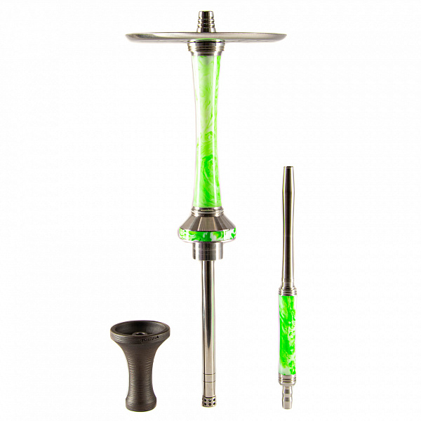 Кальян Tortuga Рейнджер PRO (Белый,Зеленый, 50 см) в Якутске