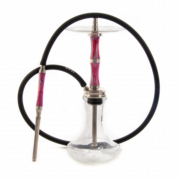 Кальян Y.K.A.P. Mini STR M3 (Розовый,Белый, 39 см) в Якутске