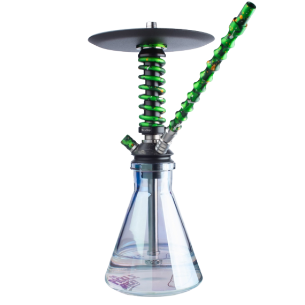 Кальян Mamay Customs Coilovers Micro Rick And Morty (Зелёный, 30 см) в Якутске