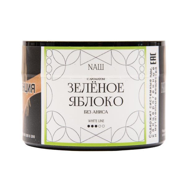 Табак NАШ White Зелёное Яблоко 40 грамм в Якутске