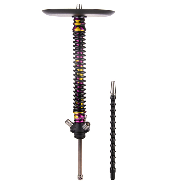 Кальян Mamay Customs Coilover Большой   Пурпурный/золотой Камуфляж Чёрный в Якутске
