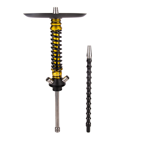 Кальян Mamay Customs Coilover Mini  Золотой Сплеш Чёрный в Якутске