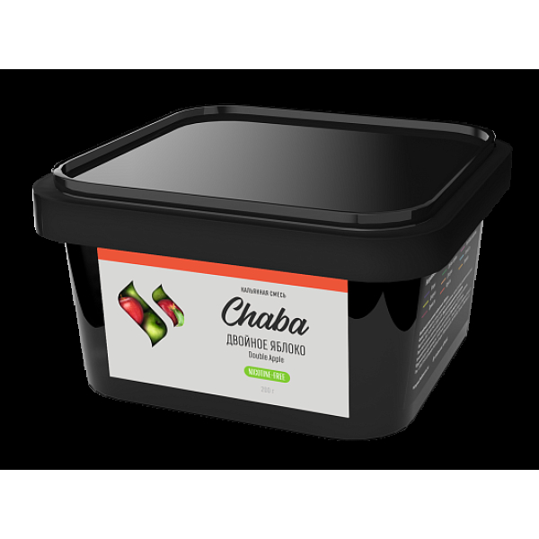 Безникотиновая смесь Chaba Double Apple Двойное Яблоко 200 грамм в Якутске