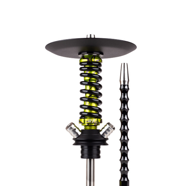 Кальян Mamay Customs Coilovers Micro Anod Oliva Splash Черный Глянец в Якутске