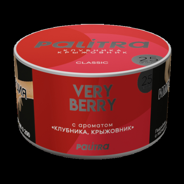 Табак Palitra Very Berry Клубника Крыжовник 25 грамм в Якутске