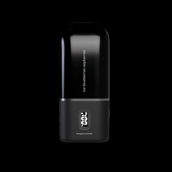 Электронка Soak 13 Ice Blueberries Raspberries Ледяная Черника Малина 13000 затяжек в Якутске