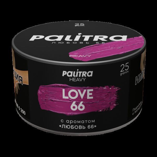 Табак Palitra Heavy Любовь 66 Love 66 25 грамм в Якутске
